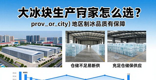 大冰块生产厂家怎么选？金山地区制冰品质有保障